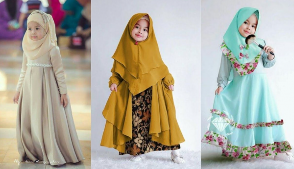 Hijab anak dengan warna pastel yang manis